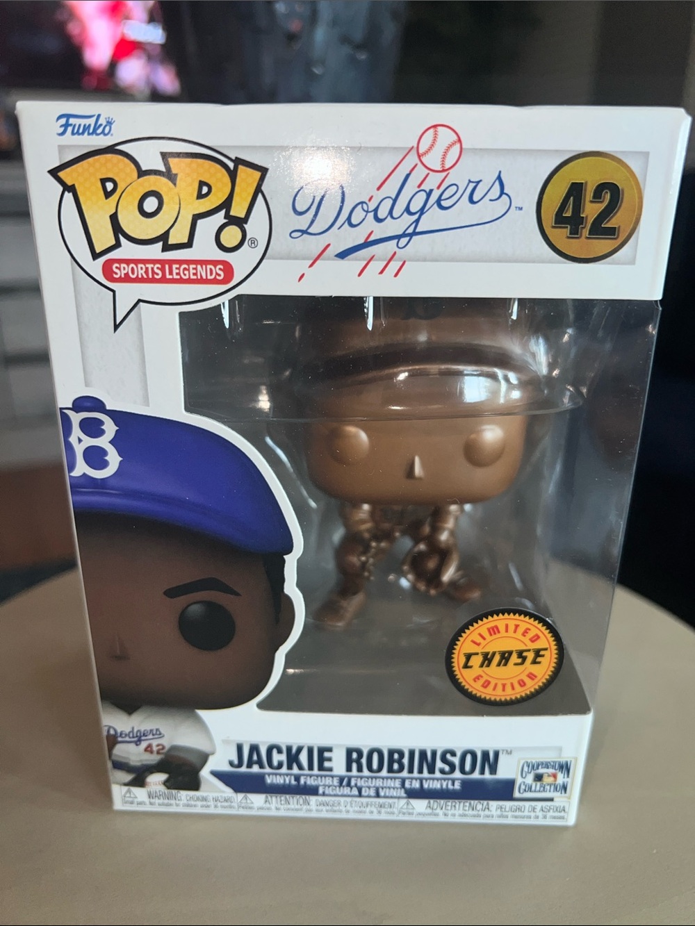 ⚾️Jackie Robinson Funko Pop – CHASE Limited Edition – Dodgers #42 – BNIB⚾️